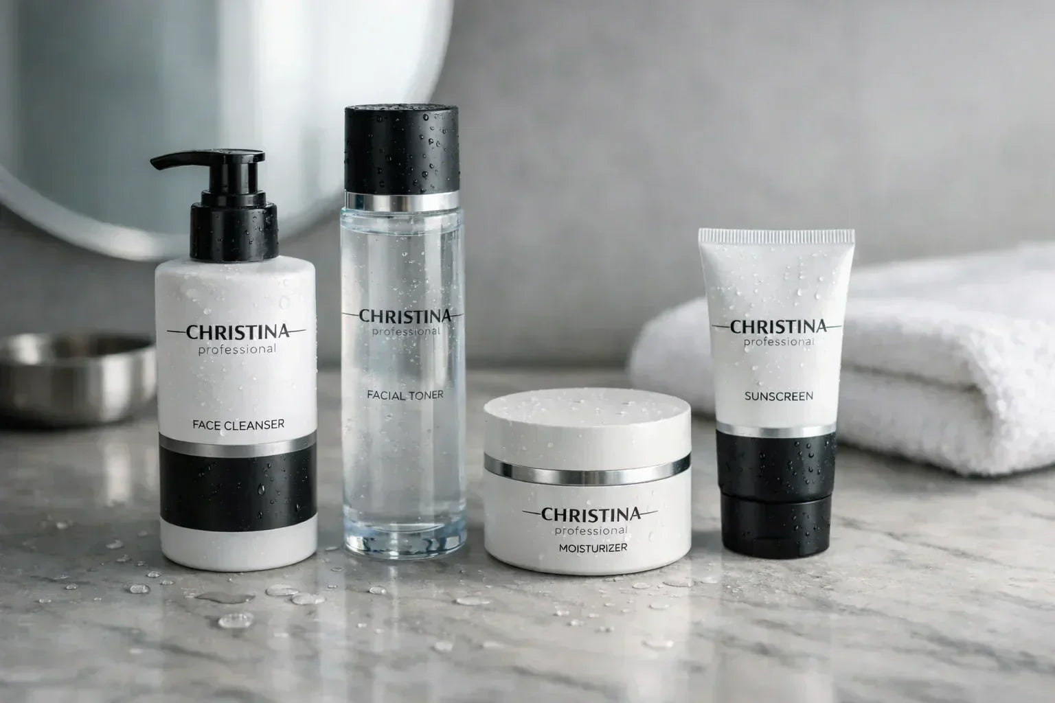 men's skincare routine products cleanser toner moisturizer SPF