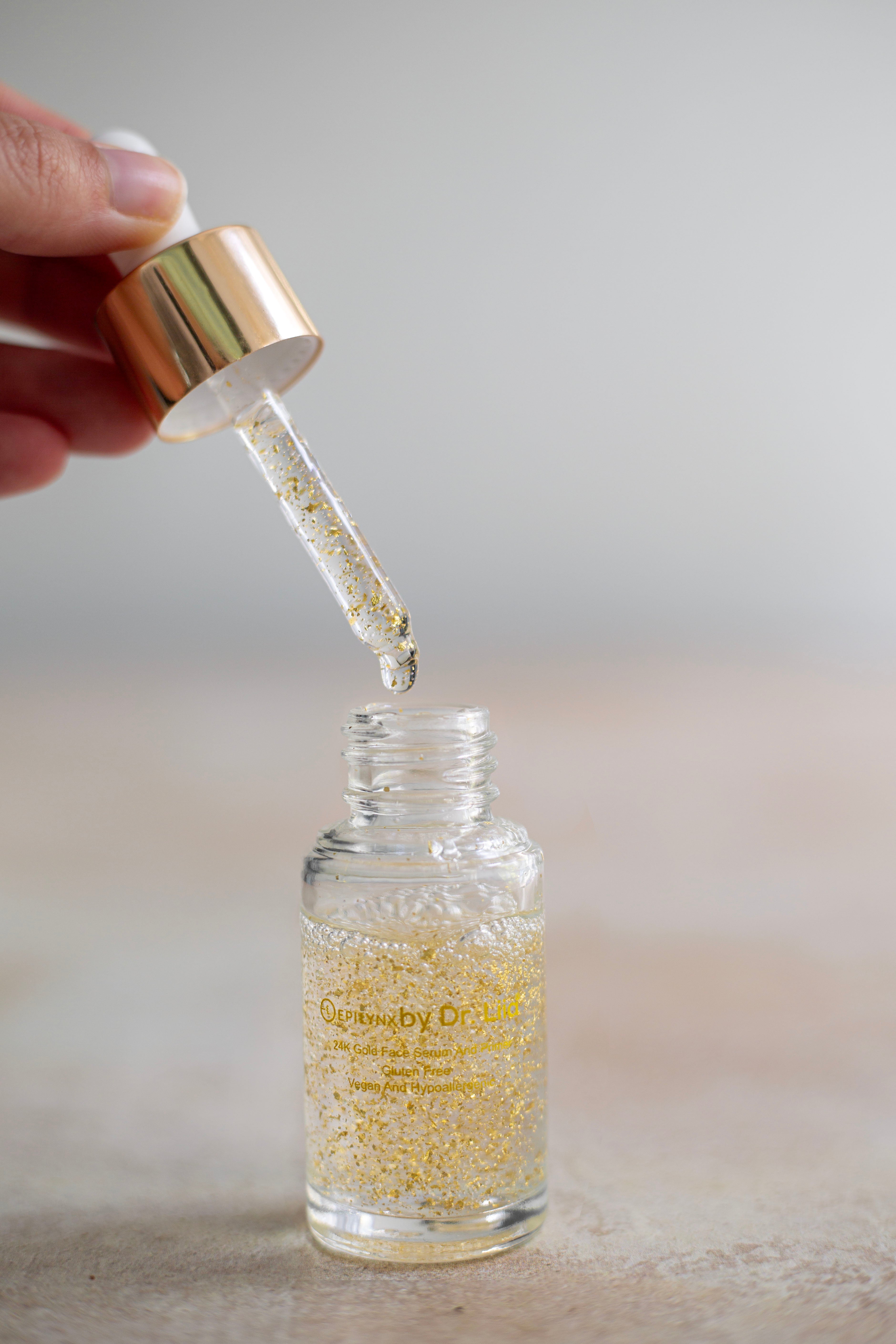 24k gold face serum